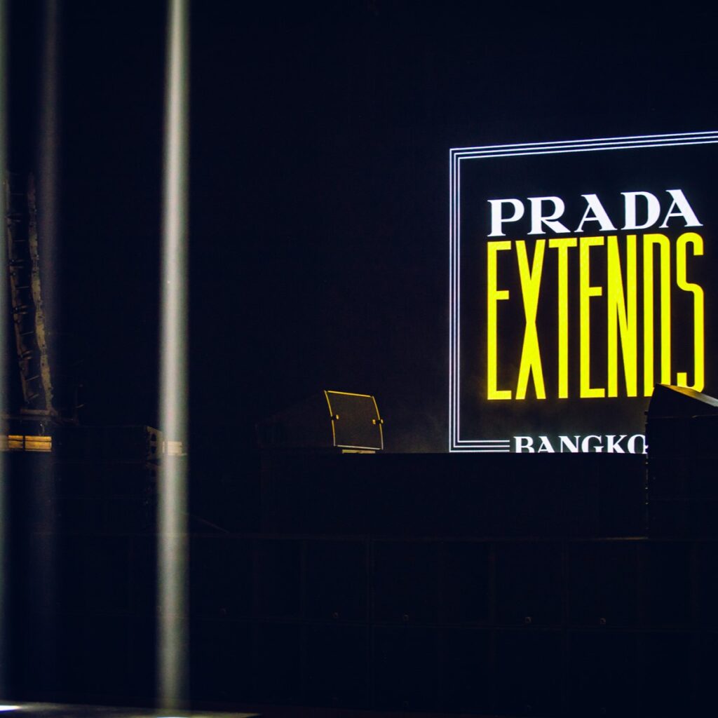 Prada Bangkok lighting